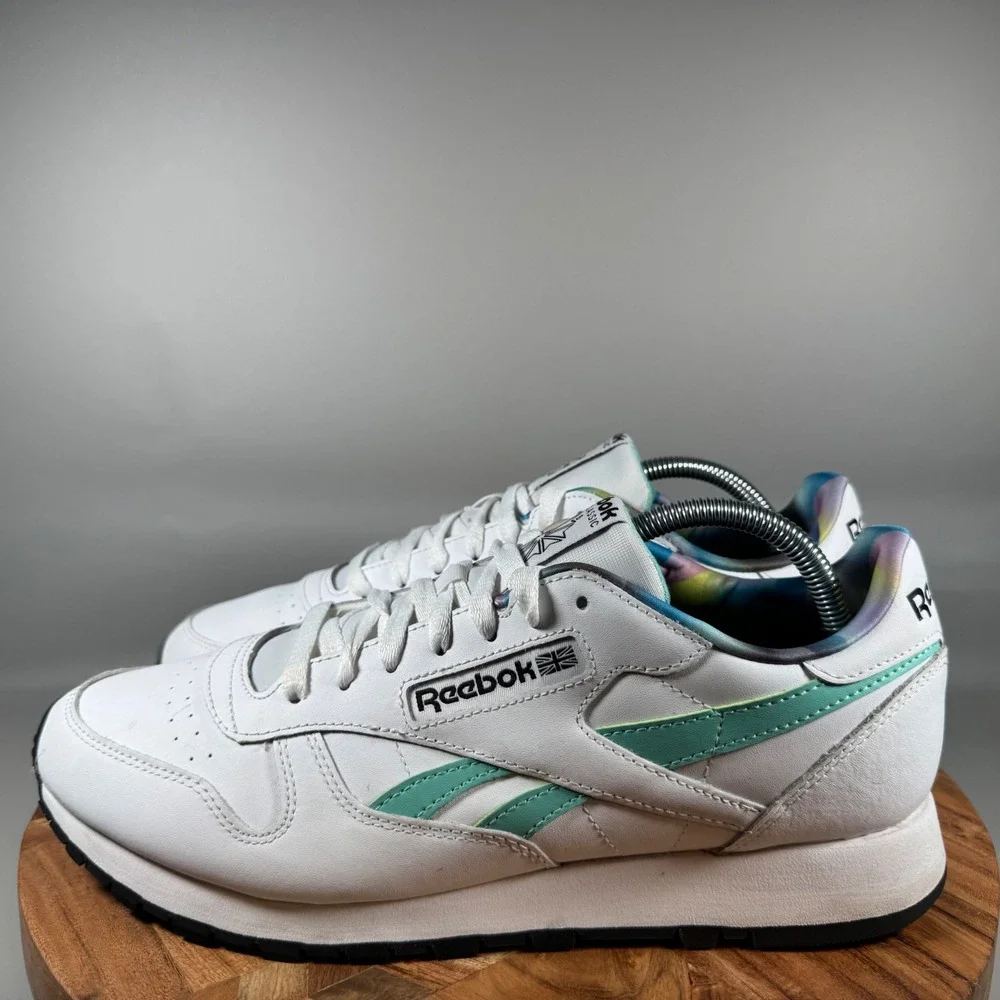 Reebok Classic Leather White‎ Sneakers Men 11 Casual Shoes Lace Up Comfort